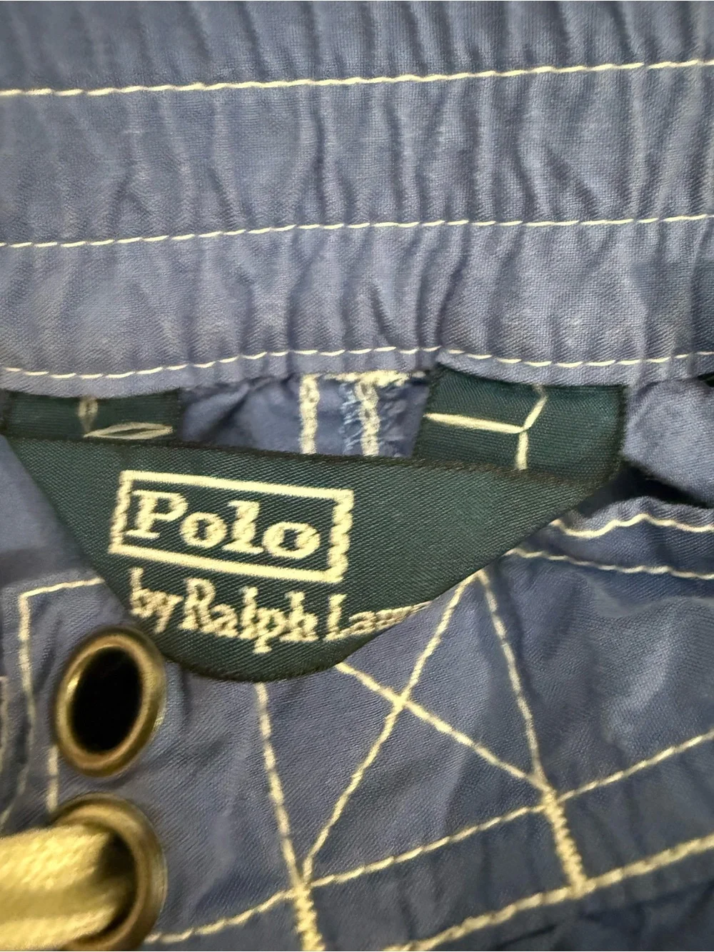 Vintage Polo Ralph Lauren Blue Italy Number 3 Men’s Swim Trunks